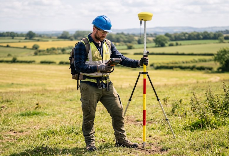 GNSS RTK Tilt Survey: Cara Mengukur Titik Tanpa Harus Menegakkan Pole

